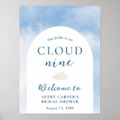 Welkom bij Cloud 9 Vrijgezellenfeest Poster (Voorkant)