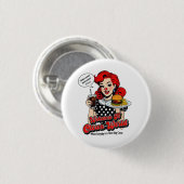 Welkom bij Clown Wereld Knop Ronde Button 3,2 Cm (Voorkant /achterkant)