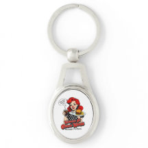 Welkom bij Clown World Metal Sleutelhanger