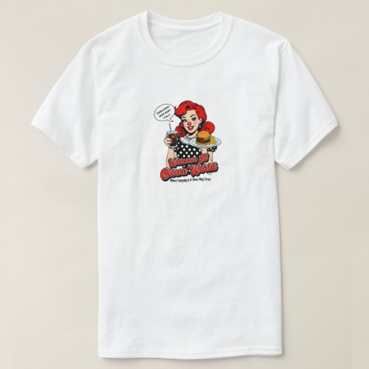 Welkom bij Clown World T-shirt (Design voorkant)
