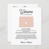 Welkom bij COLORADO Letter & Itinerary ELKE KLEUR (Voorkant / Achterkant)