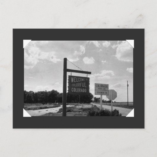 Welkom bij Colorful Colorado Briefkaart (Voorkant)