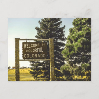 Welkom bij Colorful Colorado Briefkaart