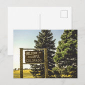 Welkom bij Colorful Colorado Briefkaart (Voorkant / Achterkant)