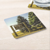 Welkom bij Colorful Colorado Kartonnen Onderzetters (Schuin)