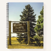 Welkom bij Colorful Colorado Notitieboek (Voorkant)