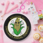 Welkom bij Cornfest Personalized Papieren Bordje (Feest)