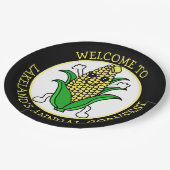 Welkom bij Cornfest Personalized Papieren Bordje (Gekanteld)
