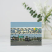 Welkom bij Daytona Beach Briefkaart (Staand voorkant)