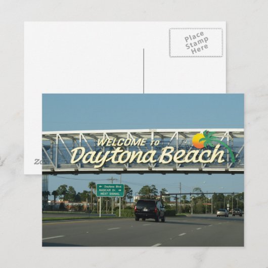 Welkom bij Daytona Beach Briefkaart (Voorkant / Achterkant)