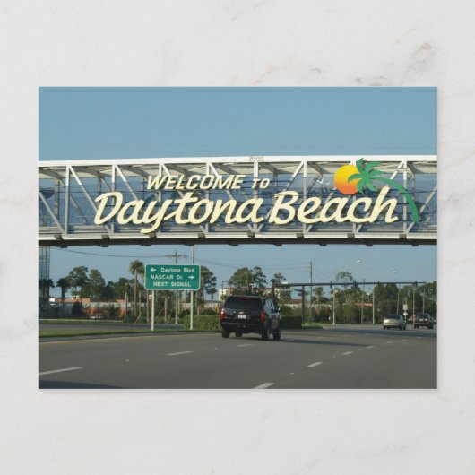 Welkom bij Daytona Beach Briefkaart (Voorkant)