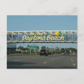 Welkom bij Daytona Beach Florida Briefkaart (Voorkant)