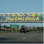 Welkom bij Daytona Beach Fotobeeldje Magneet<br><div class="desc">Ahhh de herinneringen van deze prachtige stad uit Florida! Geweldige plek,  Daytona Beach.</div>