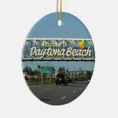 Welkom bij Daytona Beach Keramisch Ornament (Rechts)