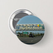 Welkom bij Daytona Beach Ronde Button 5,7 Cm (Voorkant /achterkant)