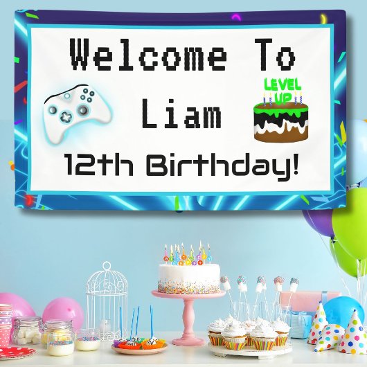 Welkom bij de 12e Happy Birthday-hit! Spandoek