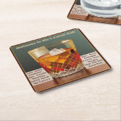 Welkom bij de 5 uur Club Mid Century Design Kartonnen Onderzetters (Schuin)