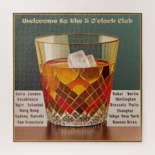 Welkom bij de 5 uur Club Mid Century Design Legpuzzel