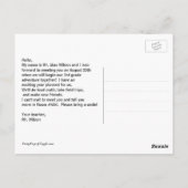 Welkom bij de aangepaste foto's van de leraar briefkaart (Achterkant)