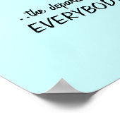 Welkom bij de ACCOUNTING-AFDELING.. Poster (Hoek)