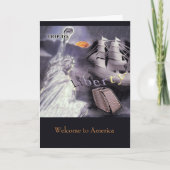 Welkom bij de Amerikaanse Kaart 'Liberty Citinatur (Voorkant)