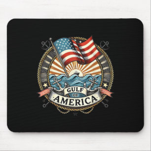 Welkom bij de Amerikaanse vlag van de Golf van Ame Muismat
