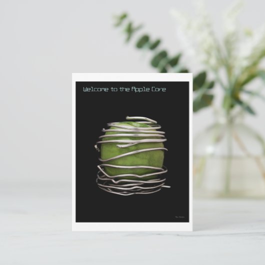 Welkom bij de Apple Core Briefkaart (Staand voorkant)