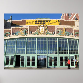 Welkom bij de Asbury Park Boardwalk Poster