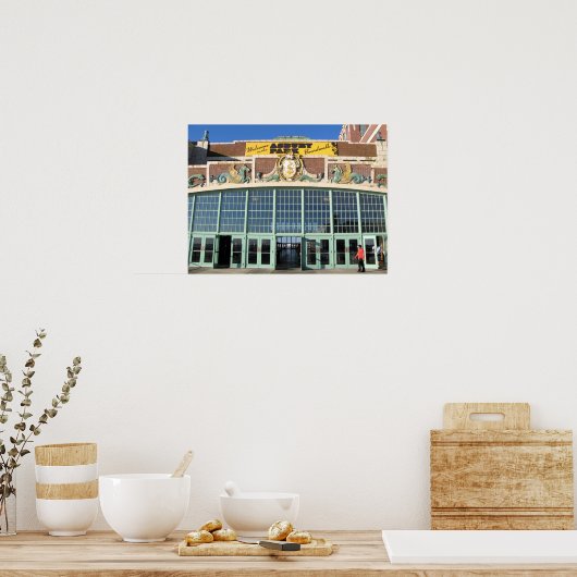 Welkom bij de Asbury Park Boardwalk Poster (Keuken)
