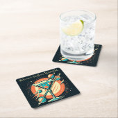 Welkom bij de Atomic Martini Club Space Age Kartonnen Onderzetters (Insitu)