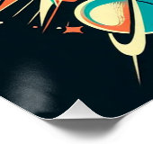 Welkom bij de Atomic Martini Club Space Age Perfect Poster (Hoek)