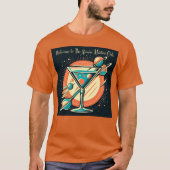 Welkom bij de Atomic Martini Club Space Age T-shirt (Voorkant)