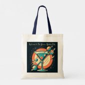 Welkom bij de Atomic Martini Club Space Age Tote Bag (Achterkant)