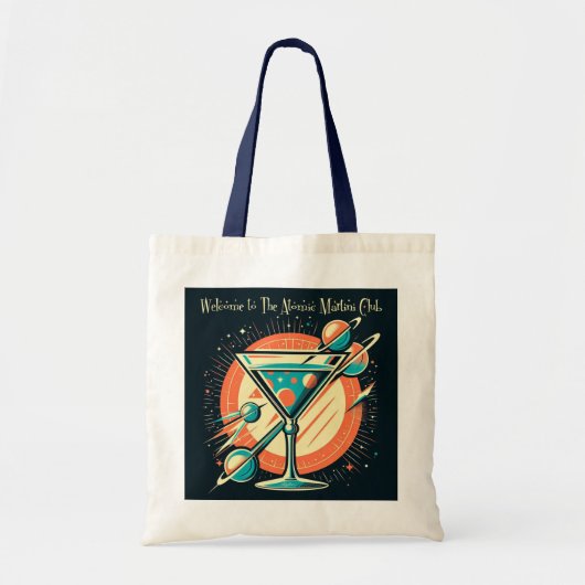 Welkom bij de Atomic Martini Club Space Age Tote Bag (Voorkant)