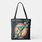 Welkom bij de Atomic Martini Club Space Age Tote Bag (Achterkant)