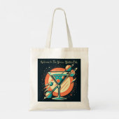 Welkom bij de Atomic Martini Club Space Age Tote Bag (Achterkant)