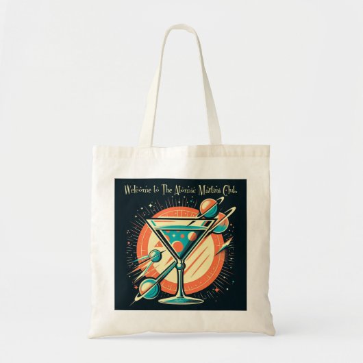 Welkom bij de Atomic Martini Club Space Age Tote Bag (Voorkant)