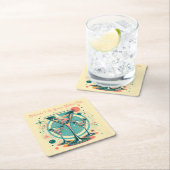 Welkom bij de Atomic Martini Club Triple Play Kartonnen Onderzetters (Insitu)