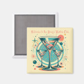 Welkom bij de Atomic Martini Club Triple Play Magneet (Voorkant / Achterkant)