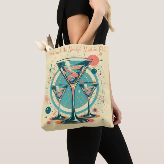 Welkom bij de Atomic Martini Club Triple Play Tote Bag (Dichtbij)