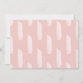 Welkom bij de baby van de wereldroze waterverf aankondiging (Achterkant)