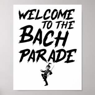 Welkom bij de Bach Parade Bride Squad Gothic Bach Poster