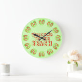 Welkom bij de Beach Green Teenslippers Vacation Grote Klok (Huis)