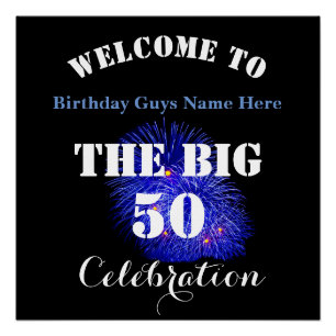 Welkom bij ... De BIG 50 Verjaardagsviering - Poster