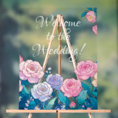 Welkom bij de bruiloft acryl teken bord (Neutraal)