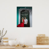 Welkom bij De Bruiloft van Photo Sign Poster (Keuken)