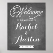 Welkom bij de bruiloft | Weddenschap-decor Poster (Voorkant)