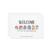 Welkom bij de Buurt Waterverf Realty Kaart (Voorkant / Achterkant in situ)