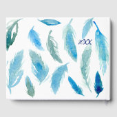 Welkom bij de Cabin Feathers Waterverf Gastenboek (Achterkant)