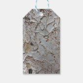 Welkom bij de Cabin Tree Bark Rustic House Guest Cadeaulabel (Achterkant)